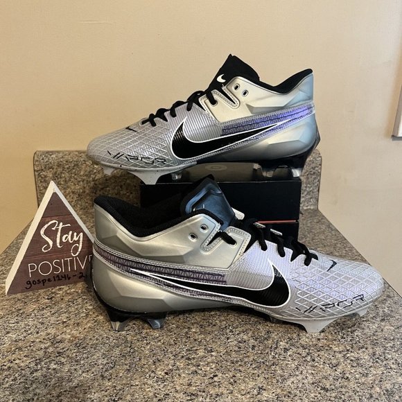 Nike Vapor Edge Elite 360 2 Football Cleats DA5457-002 Smoke Grey Mens size 11 - Picture 3 of 9